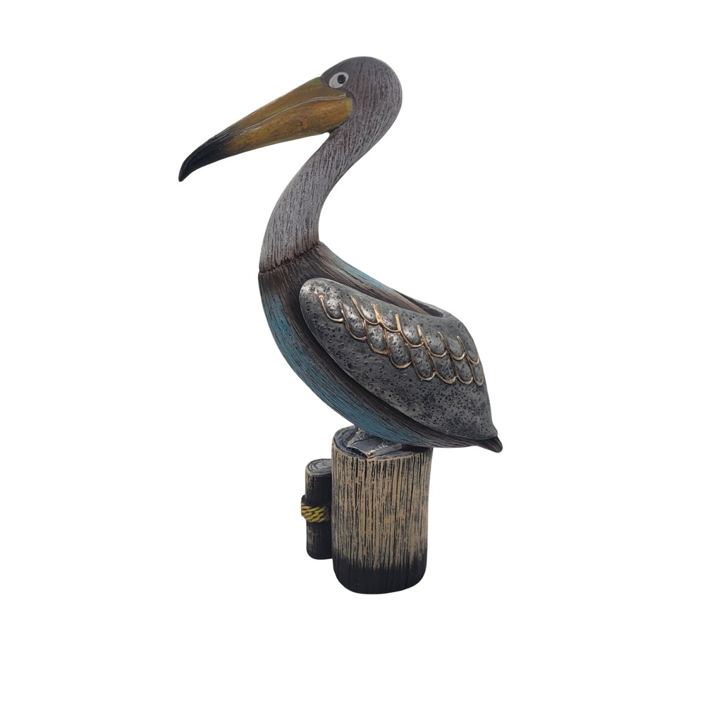 The Spring Shop Pelican Animal Statuary Nautical Coastal Decor Figurine 12.5in